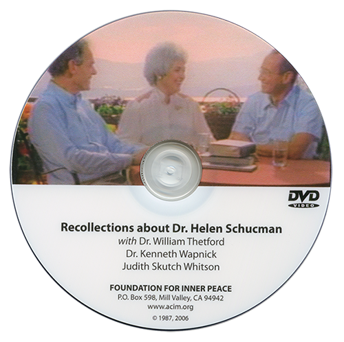 photo - CD/DVD: DVD - Recollections about Dr. Helen Schucman