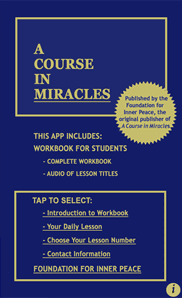 A Course in Miracles - Android app cover page