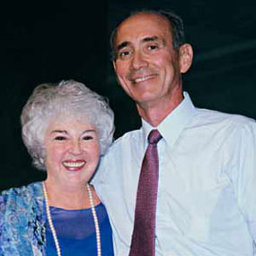 photo - group: Judith Skutch Whitson and Kenneth Wapnick