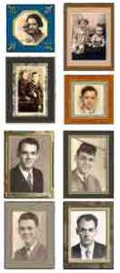 photo - multiple/montage: William “Bill” Thetford's Early Years Collage