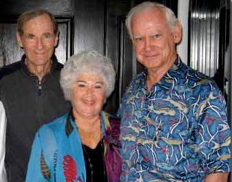 photo - group: From Left: Bob Skutch, Judith Whitson, William Whitson
