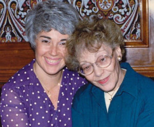photo - group: Judith Skutch Whitson and Helen Schucman (close-up of similar photo)