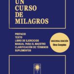 photo - book cover: UN CURSO DE MILAGROS (UCDM) - Spanish second edition (Hardcover) - translation of A Course in Miracles; combined volume with supplements